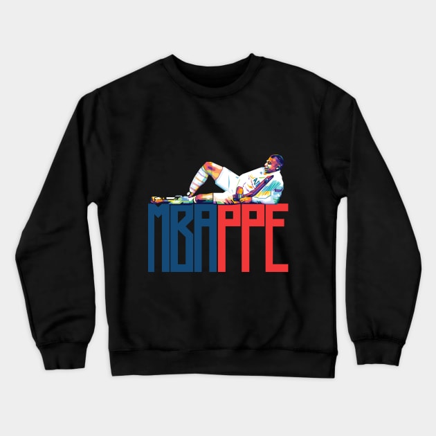 Mbappe WPAP Crewneck Sweatshirt by giltopann